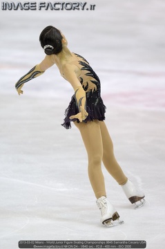 2013-03-02 Milano - World Junior Figure Skating Championships 9645 Samantha Cesario USA